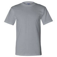Bayside Unisex Union-Made T-Shirt, Dark Ash, Front view