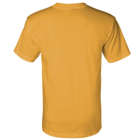 Bayside Unisex Union-Made T-Shirt, Gold, Back view