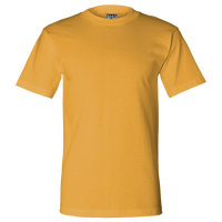 Bayside Unisex Union-Made T-Shirt, Gold, Front view