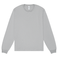 Bella + Canvas 6 oz. Heavyweight Long Sleeve Tee, Athletic Heather, Front view