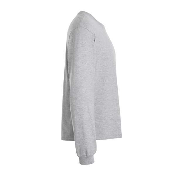 Bella + Canvas 6 oz. Heavyweight Long Sleeve Tee, Athletic Heather, Right Sleeve view