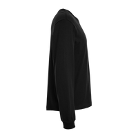 Bella + Canvas 6 oz. Heavyweight Long Sleeve Tee, Black, Right Sleeve view