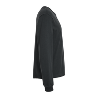 Bella + Canvas 6 oz. Heavyweight Long Sleeve Tee, Dark Grey, Right Sleeve view