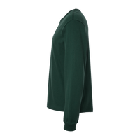 Bella + Canvas 6 oz. Heavyweight Long Sleeve Tee, Forest, Left Sleeve view