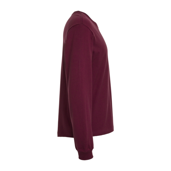 Bella + Canvas 6 oz. Heavyweight Long Sleeve Tee, Maroon, Right Sleeve view