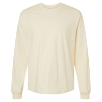 Bella + Canvas 6 oz. Heavyweight Long Sleeve Tee, Natural, Front view