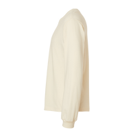 Bella + Canvas 6 oz. Heavyweight Long Sleeve Tee, Natural, Left Sleeve view