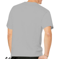 Bella + Canvas 6 oz. Heavyweight Tee, Athletic Heather, Back view