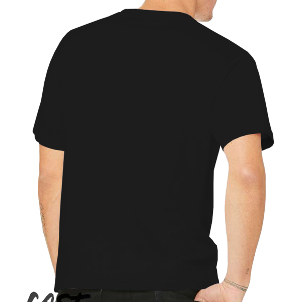 Bella + Canvas 6 oz. Heavyweight Tee, Black, Back view