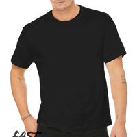 Bella + Canvas 6 oz. Heavyweight Tee, Black, Front view