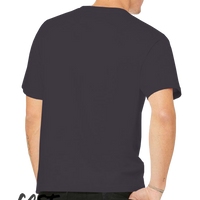 Bella + Canvas 6 oz. Heavyweight Tee, Dark Grey, Back view