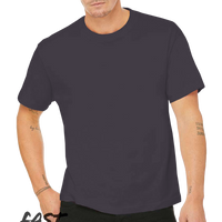 Bella + Canvas 6 oz. Heavyweight Tee, Dark Grey, Front view