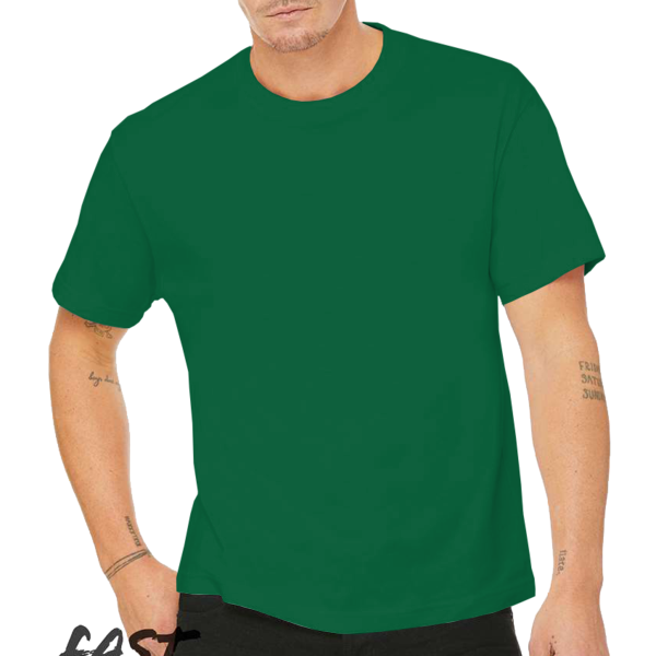 Bella + Canvas 6 oz. Heavyweight Tee, Forest, Front view