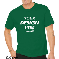 Bella + Canvas 6 oz. Heavyweight Tee, Forest, Front view, Mockup