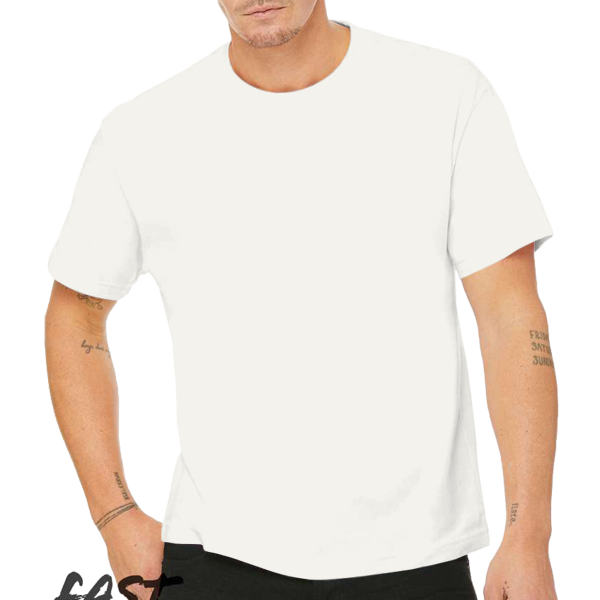 Bella + Canvas 6 oz. Heavyweight Tee, Natural, Front view