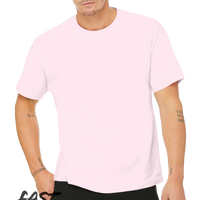 Bella + Canvas 6 oz. Heavyweight Tee, Soft Pink, Front view