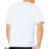 Bella + Canvas 6 oz. Heavyweight Tee, White, Back view
