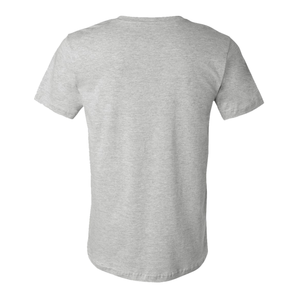 Bella + Canvas CVC Jersey Tee, Athletic Heather, Back view