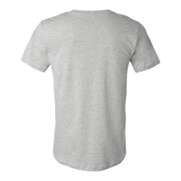 Bella + Canvas CVC Jersey Tee, Athletic Heather, Back view