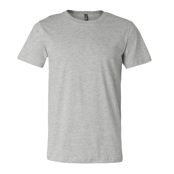 Bella + Canvas CVC Jersey Tee, Athletic Heather, Front view