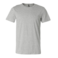 Bella + Canvas CVC Jersey Tee, Athletic Heather, Front view