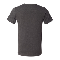 Bella + Canvas CVC Jersey Tee, Dark Grey Heather, Back view