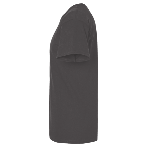 Bella + Canvas CVC Jersey Tee, Dark Grey Heather, Left Sleeve view