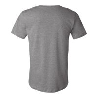 Bella + Canvas CVC Jersey Tee, Deep Heather, Back view