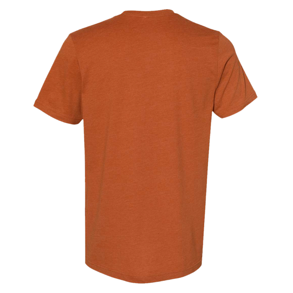 Bella + Canvas CVC Jersey Tee, Heather Autumn, Back view