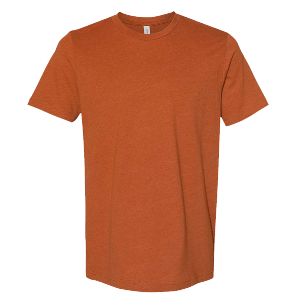 Bella + Canvas CVC Jersey Tee, Heather Autumn, Front view