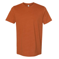 Bella + Canvas CVC Jersey Tee, Heather Autumn, Front view