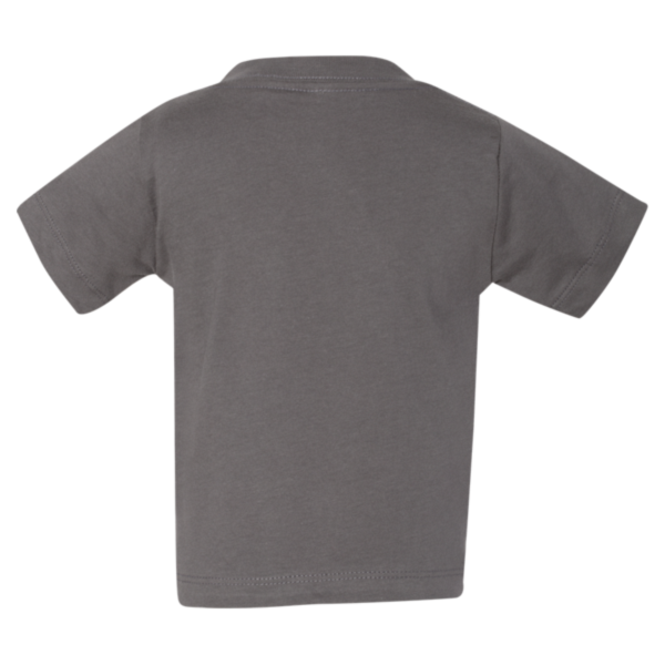 Bella + Canvas Infant Jersey Tee, Asphalt, Back view