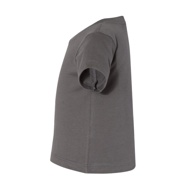 Bella + Canvas Infant Jersey Tee, Asphalt, Left Sleeve view