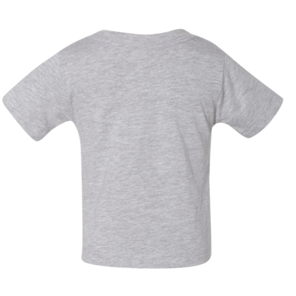 Bella + Canvas Infant Jersey Tee, Athletic Heather, Back view
