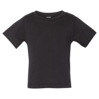 Bella + Canvas Infant Jersey Tee, Black, Front view