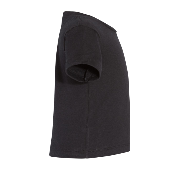 Bella + Canvas Infant Jersey Tee, Black, Right Sleeve view