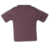 Bella + Canvas Infant Jersey Tee, Heather Maroon, Back view