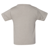 Bella + Canvas Infant Jersey Tee, Heather Stone, Back view