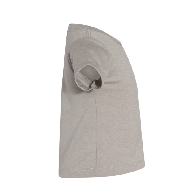 Bella + Canvas Infant Jersey Tee, Heather Stone, Right Sleeve view