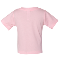 Bella + Canvas Infant Jersey Tee, Pink, Back view