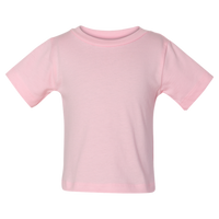 Bella + Canvas Infant Jersey Tee, Pink, Front view
