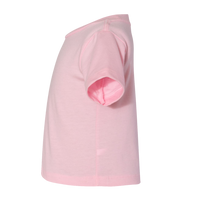 Bella + Canvas Infant Jersey Tee, Pink, Left Sleeve view