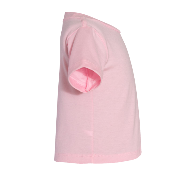 Bella + Canvas Infant Jersey Tee, Pink, Right Sleeve view