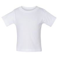 Bella + Canvas Infant Jersey Tee, White, Front view