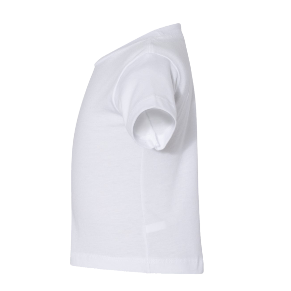 Bella + Canvas Infant Jersey Tee, White, Left Sleeve view