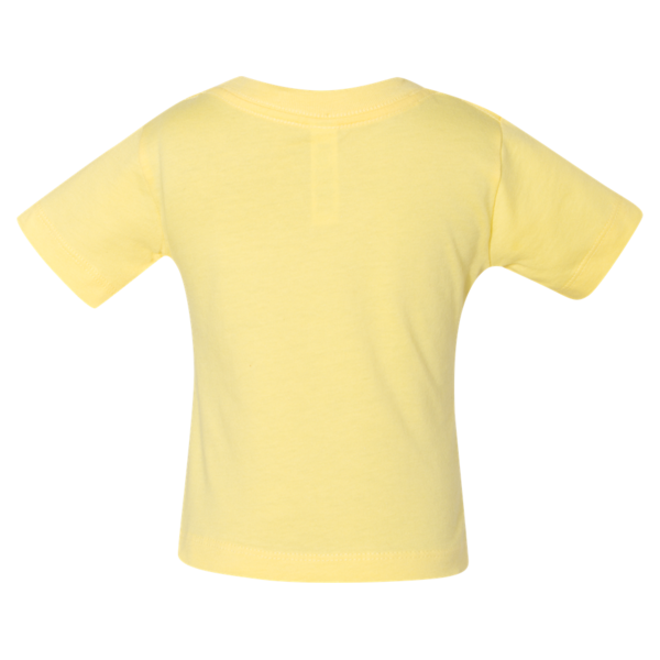 Bella + Canvas Infant Jersey Tee, Yellow, Back view