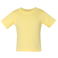 Bella + Canvas Infant Jersey Tee, Yellow, Front view