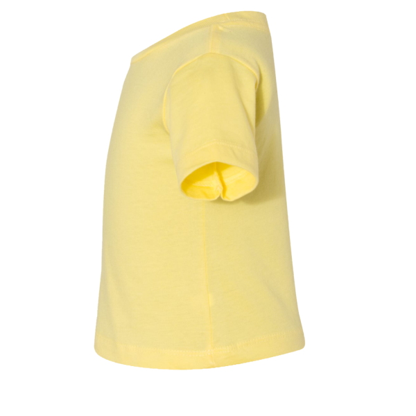 Bella + Canvas Infant Jersey Tee, Yellow, Left Sleeve view