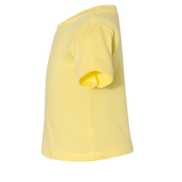 Bella + Canvas Infant Jersey Tee, Yellow, Left Sleeve view
