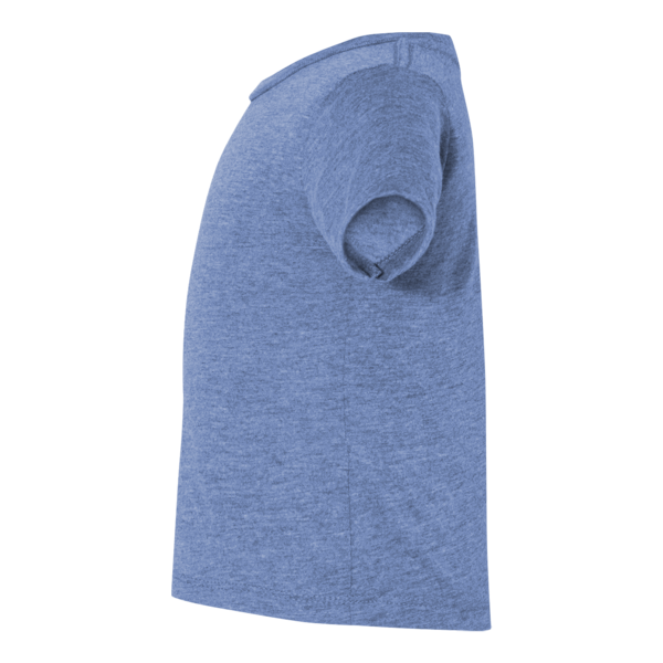 Bella + Canvas Infant Triblend Tee, Blue Triblend, Left Sleeve view